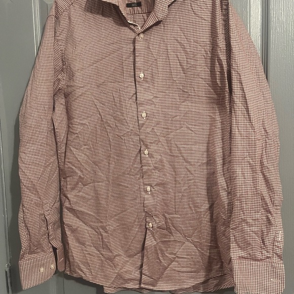 Hugo Boss  Red Casual Button Down Shirt - Picture 1 of 5